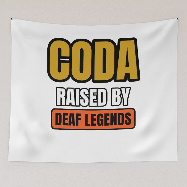 Item preview, CODA Gift - Raised by Deaf Legends, Child of Deaf Adults designed and sold by DeafChamp.