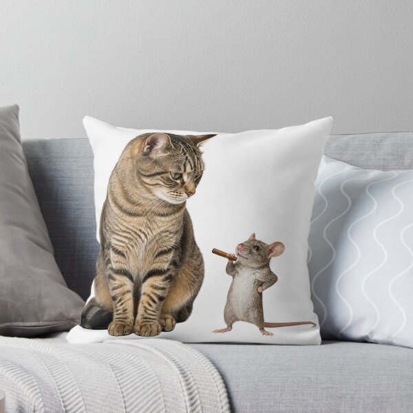 Item preview, Funny Cat and Mouse Shirt, Realistic Animal T-Shirt, Cool Mouse Gift for Cat Lovers designed and sold by Aniahck.