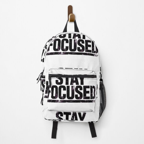 Item preview, Stay Focused Motivational Typography Sticker designed and sold by Surabi-studio.
