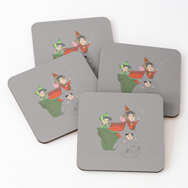 Item preview, Three Good Fairies Magic Wands Cartoon-4 designed and sold by DirkKoche.