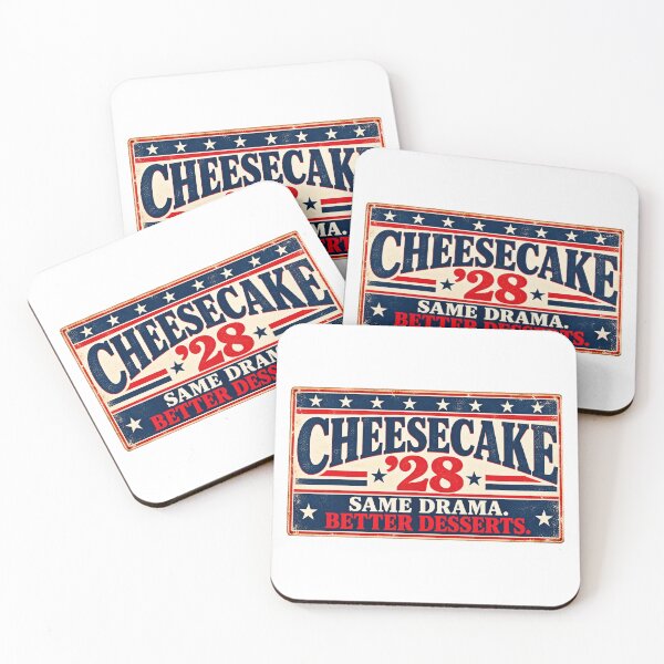 Item preview, Cheesecake '28 – Same Drama Better Desserts Funny Election Parody designed and sold by Pop, Culture and Stuff.
