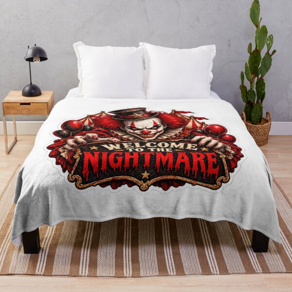 Item preview, Creepy Circus Clown Welcome to the Nightmare designed and sold by manexus.