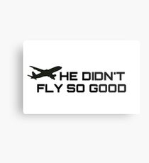 CIA: He didn’t fly so good Metal Print