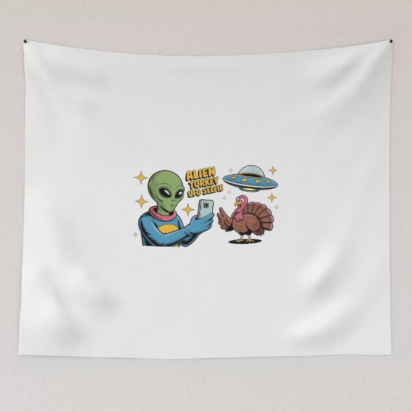 Item preview, Alien Turkey Ufo Selfie 5 designed and sold by saljajkpann.