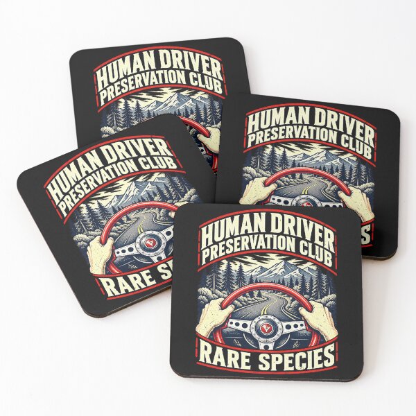 Item preview, Human Driver Preservation Club and Robotaxi Humor designed and sold by elderberry.
