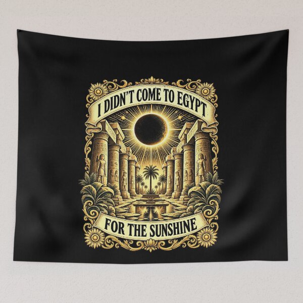Item preview, August 2 2027 Total Solar Eclipse Egypt Travel Joke designed and sold by elderberry.