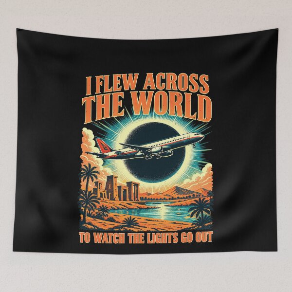 Item preview, August 2 2027 Total Solar Eclipse: Lights Go Out designed and sold by elderberry.