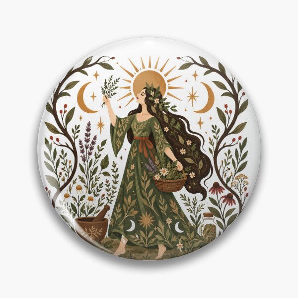 Item preview, The Herbal Goddess – Keeper of Nature’s Secrets designed and sold by Adela80.