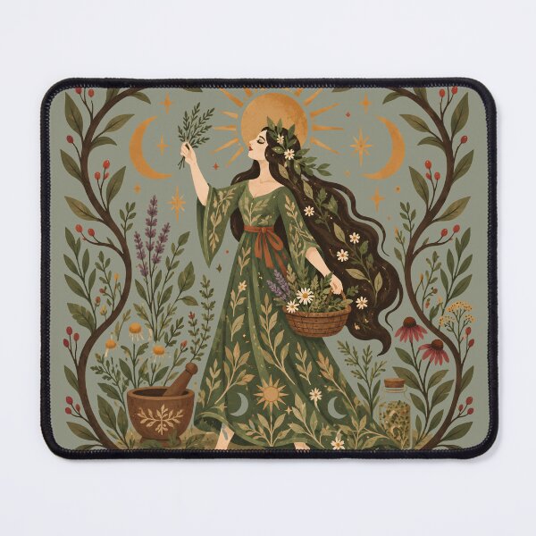 Item preview, The Herbal Goddess – Keeper of Nature’s Secrets designed and sold by Adela80.
