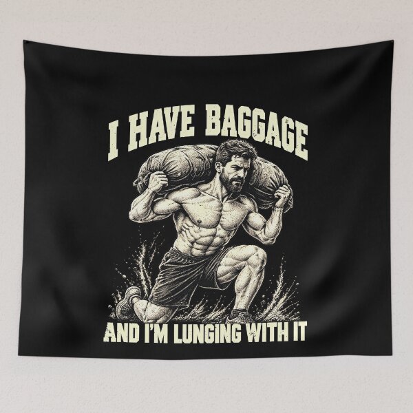 Item preview, Hybrid Fitness Racing and the Baggage Joke designed and sold by elderberry.
