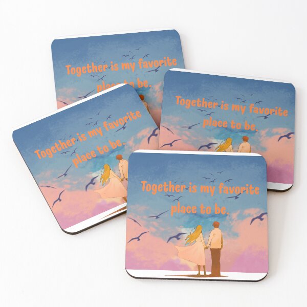 Item preview, Together is my favorite place to be - Romantic Couple Mug Design designed and sold by Mekamo.