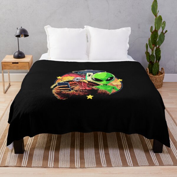 Item preview, Funny Thanksgiving Alien Invasion Turkey Ufo Selfie designed and sold by saljajkpann.
