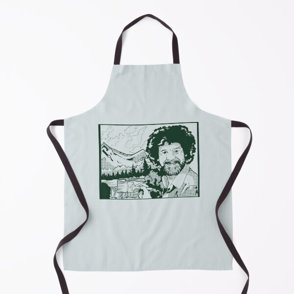 Item preview, Pintura de Bob Ross | Ilustración inspirada en el arte pop designed and sold by pinkybat.