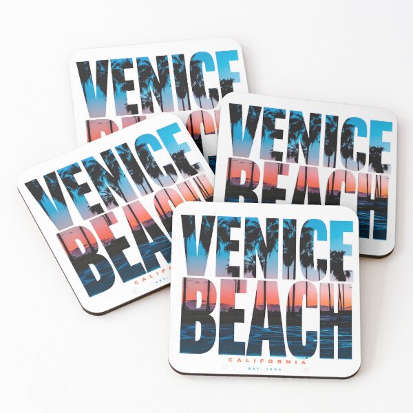 Item preview, Retro Venice Beach California Palm Trees Sunset Vintage West Coast Design designed and sold by AW2 Designs.