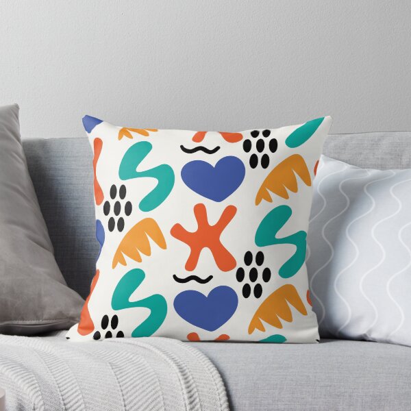 Item preview, Colorful organic shapes seamless pattern designed and sold by Renaldsrich.