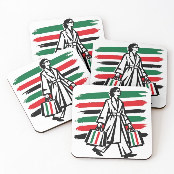 Item preview, MIMO Fashion Streetwear Art – Stylish Shopper Graphic, Italian Color Brush Design, Urban Fashion Illustration designed and sold by NeonSketch Lab.