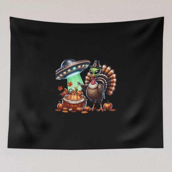 Item preview, Thanksgiving Extraterrestrial Turkey designed and sold by saljajkpann.