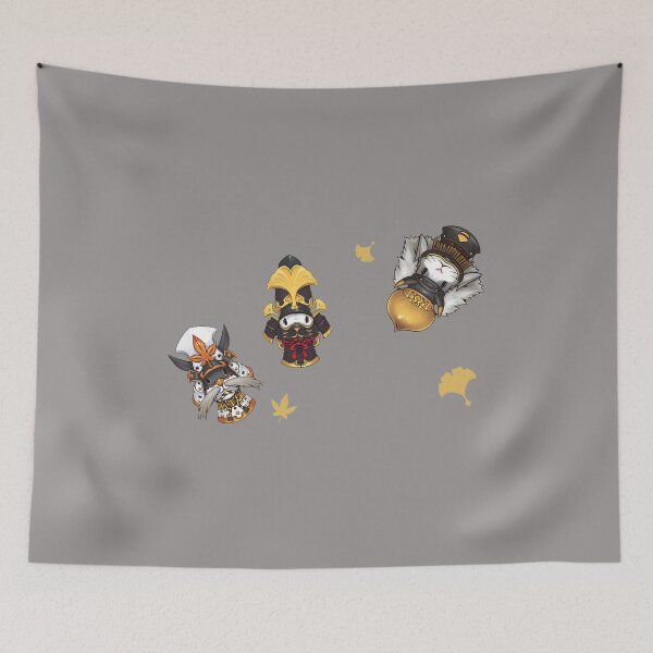 Item preview, Three Samurai Bunny Warriors Illustration-63 designed and sold by TorstenLehman.