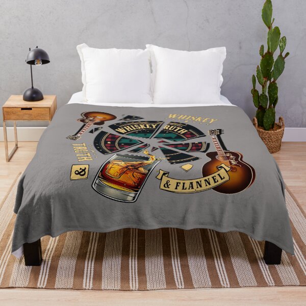 Item preview, Whiskey Truth & Flannel Guitar Badge-85 designed and sold by ReinhildHinz.