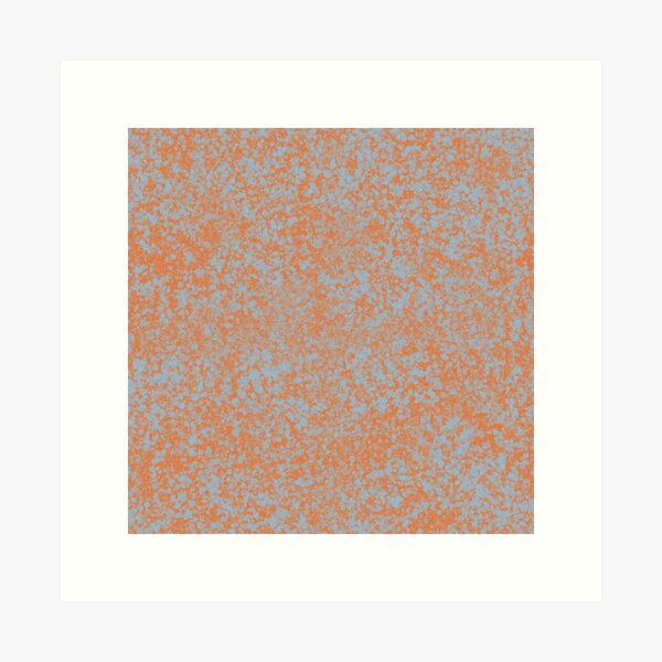 Item preview, Orange and Light Blue Speckled Pattern designed and sold by The Innocent Ghost Project.