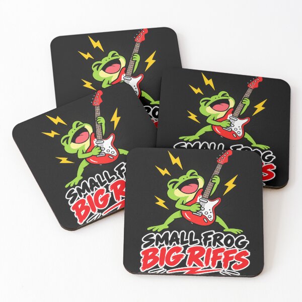 Item preview, Small frog Big Riffs designed and sold by JamesSpring.