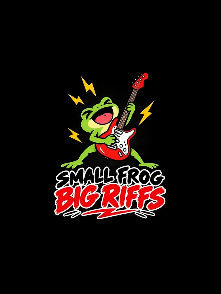 Thumbnail 5 of 5, A-Line Dress, Small frog Big Riffs designed and sold by JamesSpring.