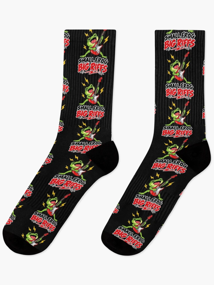 Thumbnail 1 of 5, Socks, Small frog Big Riffs designed and sold by JamesSpring.