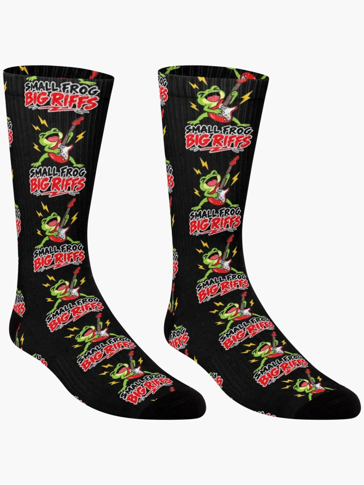 Thumbnail 3 of 5, Socks, Small frog Big Riffs designed and sold by JamesSpring.