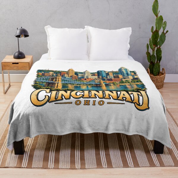 Item preview, Vintage Cincinnati Ohio Travel Souvenir Landmark Gift designed and sold by MichaeIRellov.