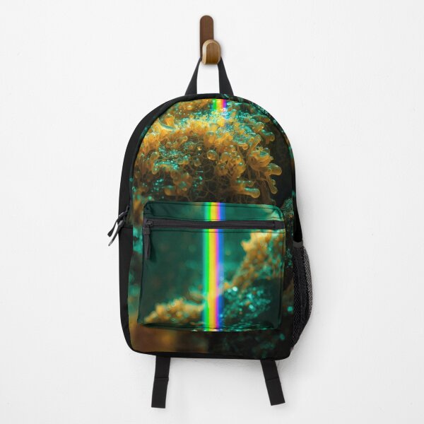 Item preview, Rainbow Light Beam On Golden Algae Macro designed and sold by monkeybusiness.pt.