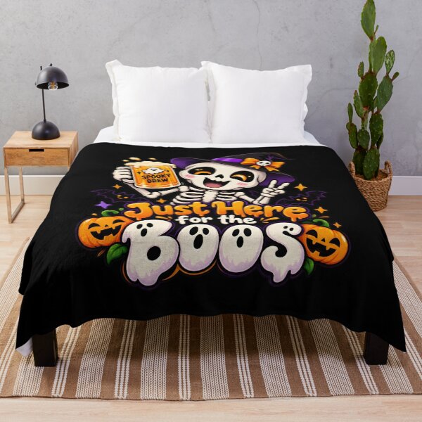 Item preview, Just Here For The Boos Cute Skeleton Beer designed and sold by SoyLamderma.
