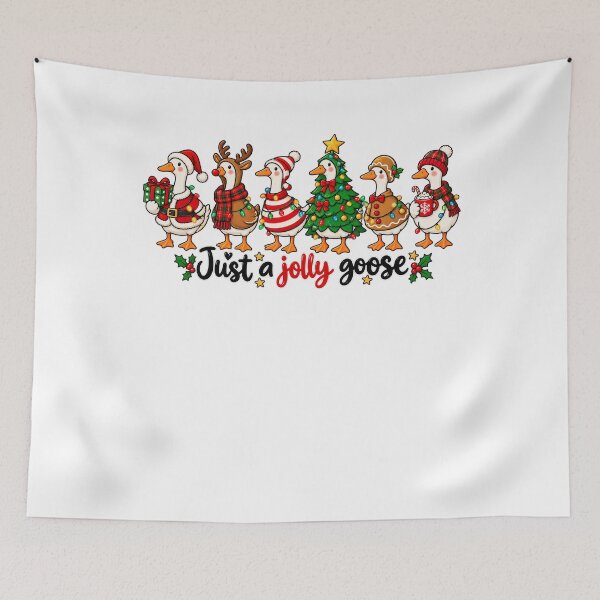 Item preview, Jolly Christmas Goose Holiday Design designed and sold by LandFinStudio.