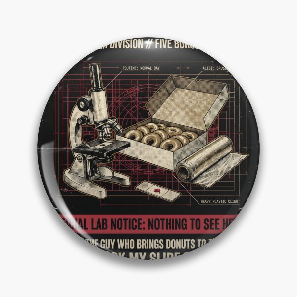Item preview, New York Forensics Blood Spatter Lab Donut Guy Parody designed and sold by Mircea786.