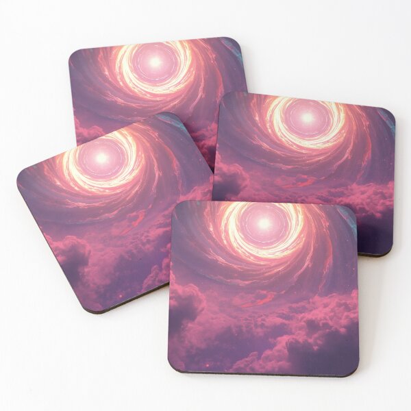 Item preview, Swirling Galactic Vortex Above Pink Clouds designed and sold by monkeybusiness.pt.