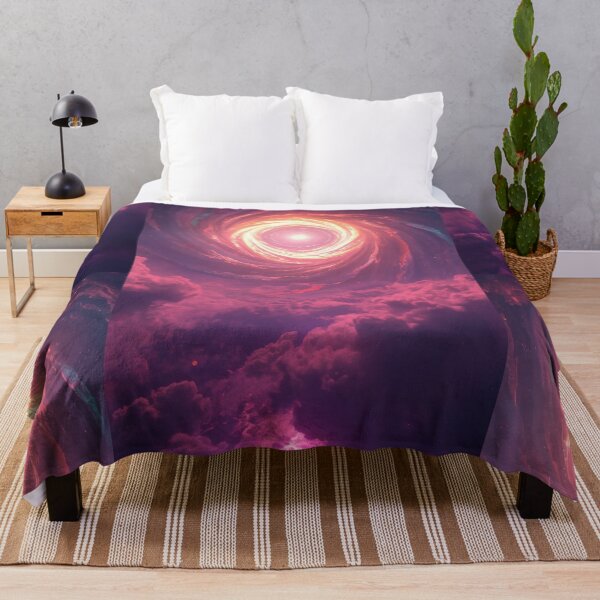 Item preview, Swirling Galactic Vortex Above Pink Clouds designed and sold by monkeybusiness.pt.