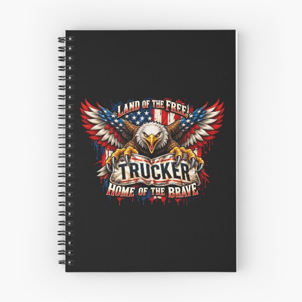 Aperçu de l'œuvre Terre de la liberté et camionneur Eagle créée et vendue par NomadForge.