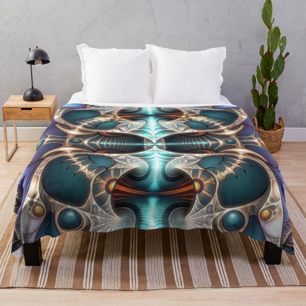 Item preview, Biomechanical Teal and Violet Fractal Shield designed and sold by Frackxion.
