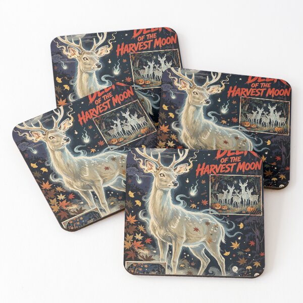 Item preview, GHOST DEER OF THE HARVEST MOON designed and sold by Tpposters.