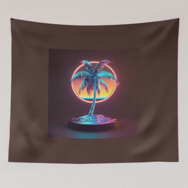 Item preview, Neon Palm Tree Sunset, 3d Render, Cool designed and sold by Checho30.