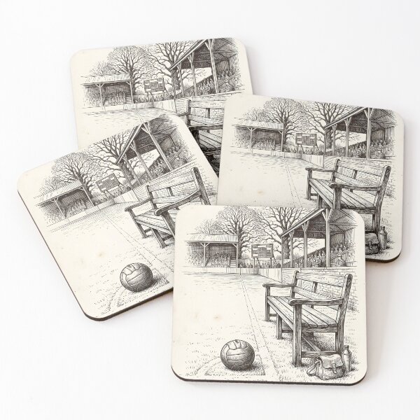 Item preview, Vintage Pen and Ink Pitch Touchline Sketch - Classic Heritage Notebook designed and sold by MissoStudio.