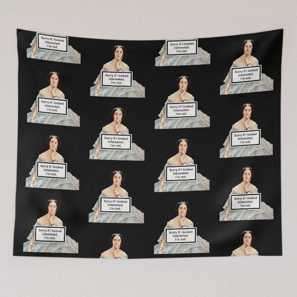 Item preview, Sorry if I looked interested, I’m not. designed and sold by Reets_Redbubble.