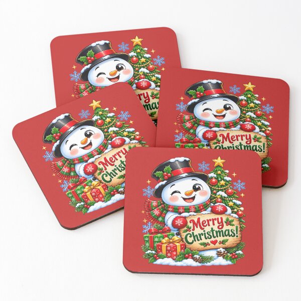 Item preview, Cute Merry Christmas Snowman Celebration designed and sold by PrintBreeze.