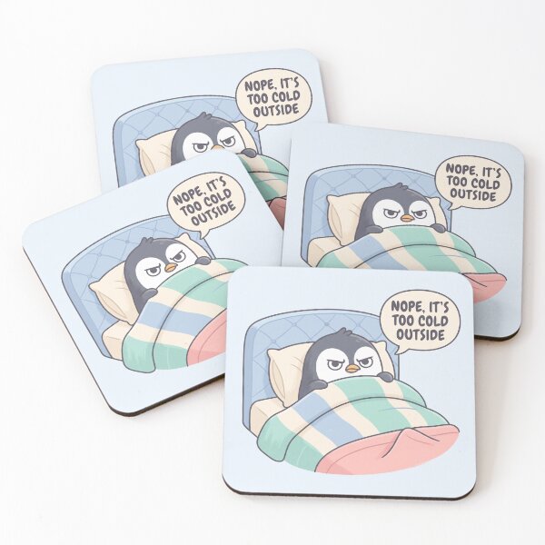 Item preview, Nope It's Too Cold Outside Cute Penguin Funny Art    designed and sold by Fine-Arts-Lab.