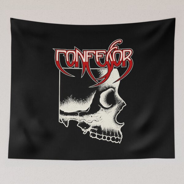Item preview, Confessor Dark Skull Doom Metal designed and sold by NoeValdric.