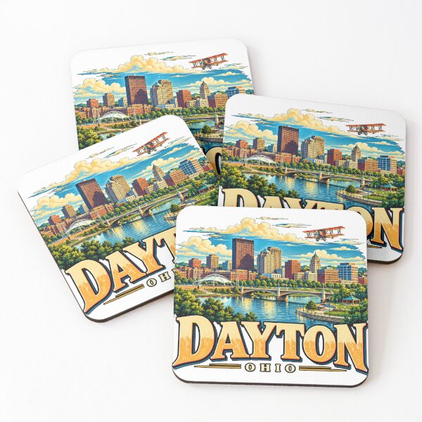 Item preview, Vintage Dayton Ohio Travel Souvenir Landmark Gift designed and sold by MichaeIRellov.