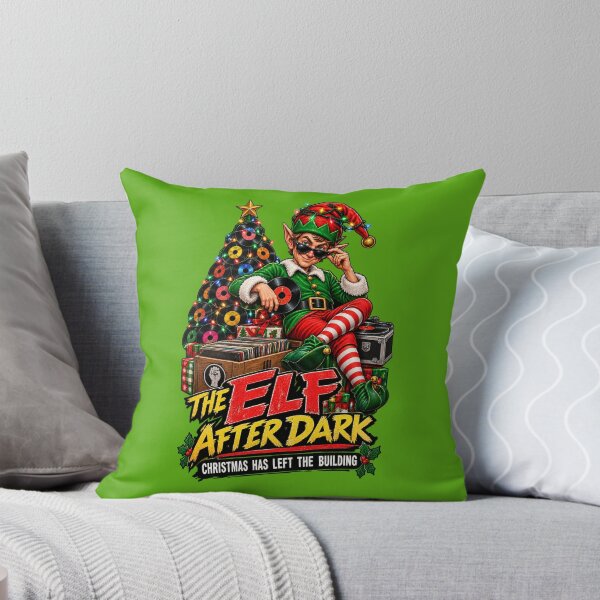 Item preview, The Elf After Dark Christmas Record Rebel designed and sold by Tee-Shirt-Topia.