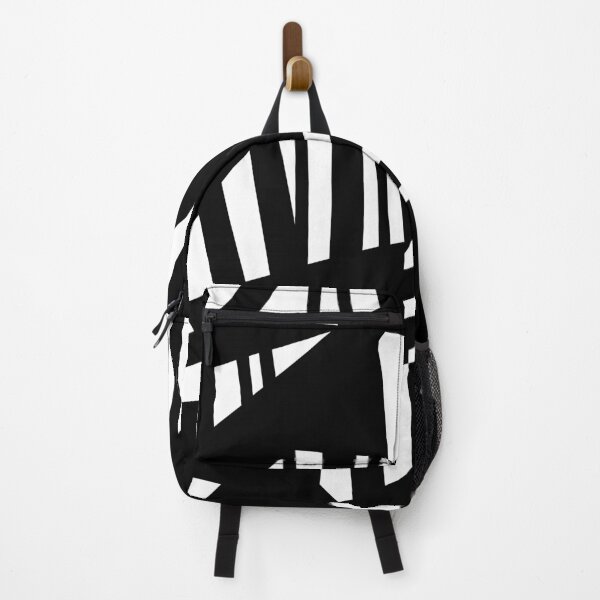 Item preview, Abstract black and white geometric and stripe shapes designed and sold by Renaldsrich.