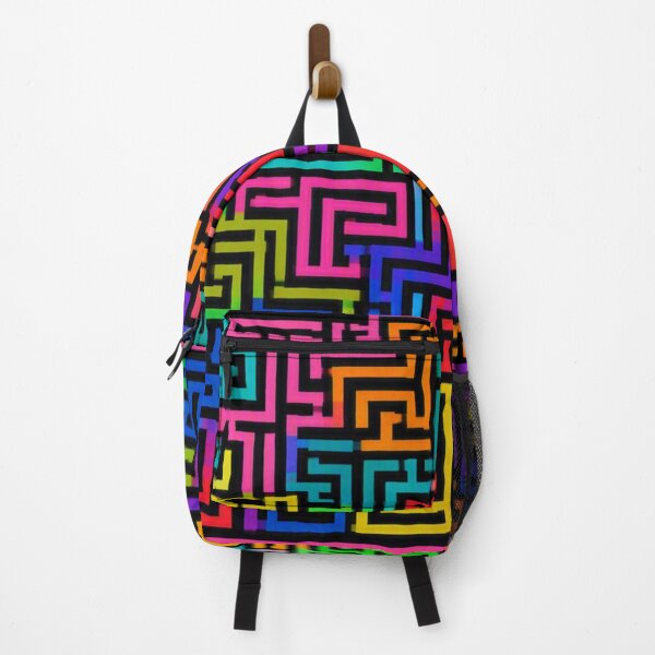 Item preview, Geometric labyrinth of vibrant colors designed and sold by JuViRo.