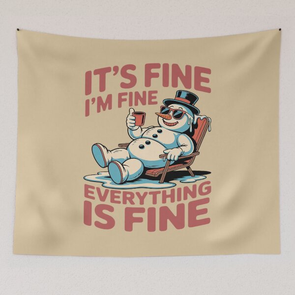 Item preview, It's Fine I'm Fine Everything is Fine designed and sold by Endless7Art.