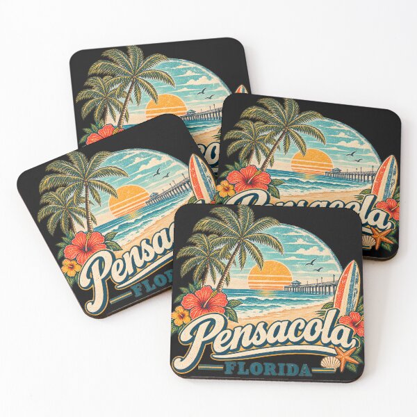 Item preview, This is a tropical beach design for Pensacola, Florida designed and sold by RBBeachDesigns.
